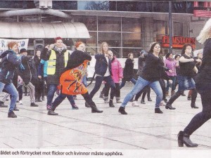 Flashmob, Lokala litteraturen, Sollbes krönika.