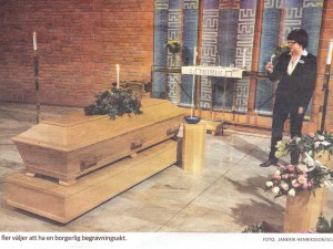 Gävlebon väljer Borgerlig begravning
