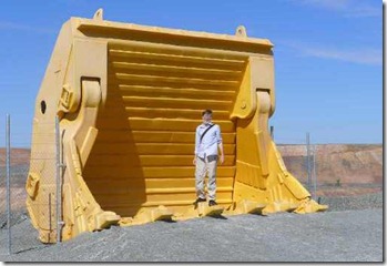 Kalgoorlie, skopa som kan ta 60 ton