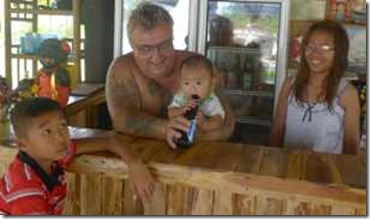 Khao Lak 16 jan, Anders med familjen