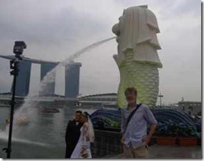 Singapore, brudpar med linslus