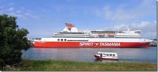 Spirit of Tasmania, my boat Devonport to Melbourne