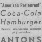 Antons vinrestaurant på 1940-talet på Norra Kungsgatan 3