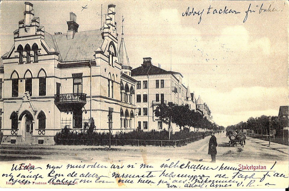 Agnes von Krusenstjernas eget vykort
