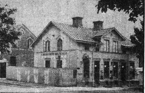Holmströms butik 1937 före ombyggnaden