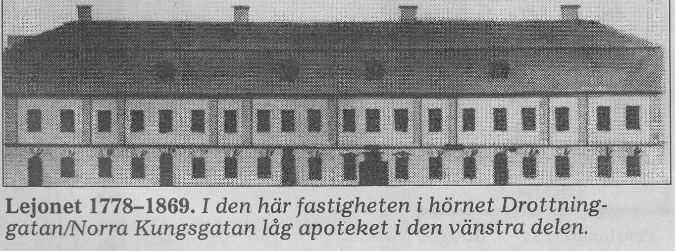 Lejonet 1778-1869 Drottninggatan Norra Kungsgatan