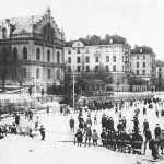 Skridskobana på Gavleån under 1920-talet