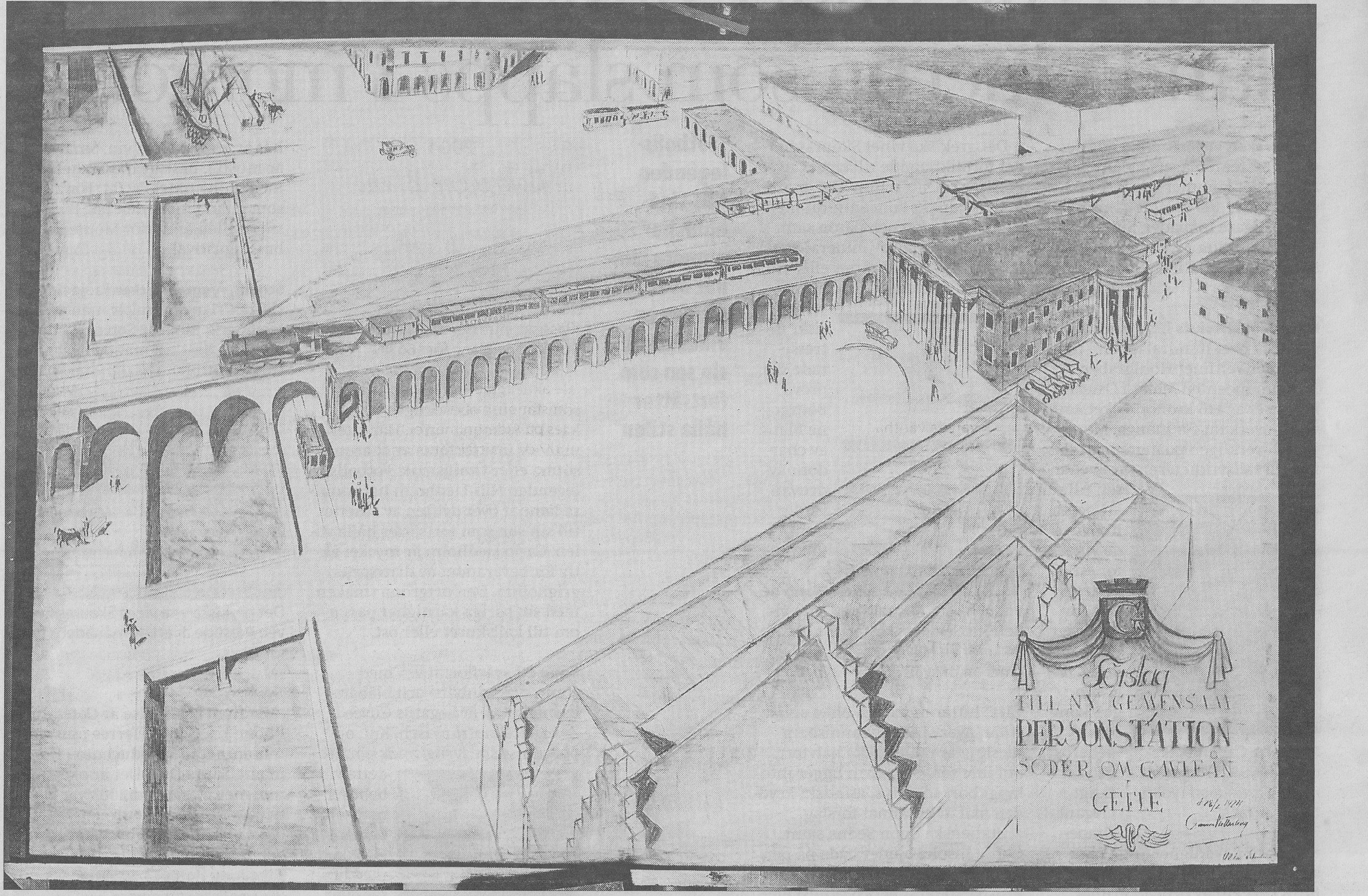 Storslagen Centralstation enl Gunnar Wetterling och Artur von Schmalensee