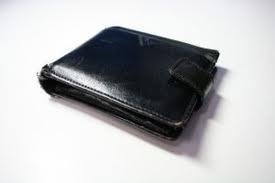 Sliten plånbok