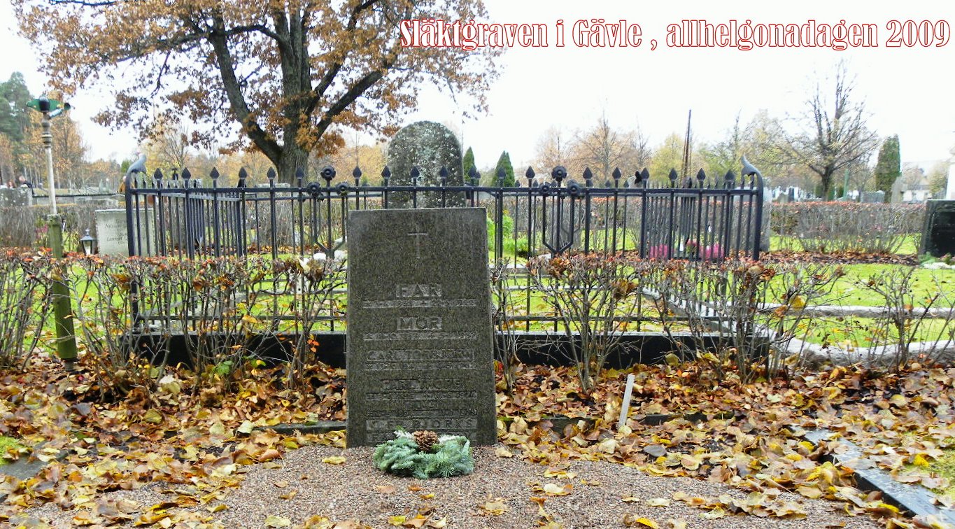 Graven på Gävle gamla kyrkogård